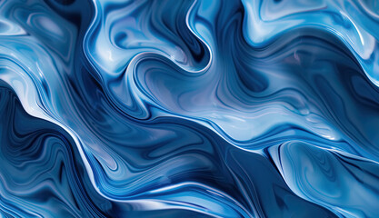 Obraz premium Abstract blue soft flowing background
