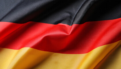 Naklejka premium Realistic Artistic Representation of the Germany waving flag