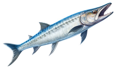 Naklejka premium PNG Fish animal freshness wildlife, digital paint illustration