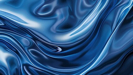 Obraz premium Abstract flowing blue texture background design 