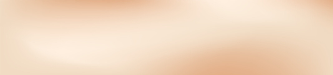 Beige gradient background with smooth cream colors. Champagne soft gradation banner. Flat vector illustration isolated