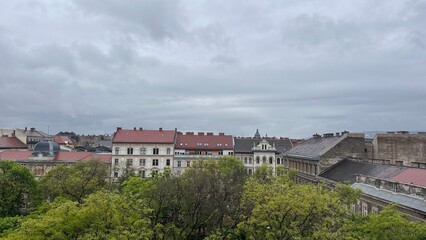 Panoramic view of Budapest  