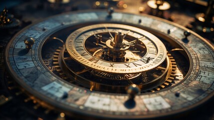 Obraz premium philosophical inquiry into the nature of time