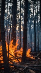 Flames of Destruction, The Peril of Forest Fires on Our Environment