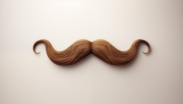 brown mustach