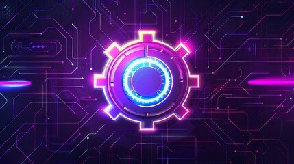 Obraz premium Technology concept background design