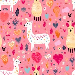 Pink Llama Paradise