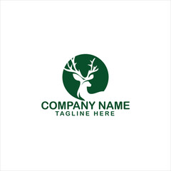 deer logo vector