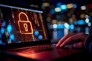 Security software integrates tech-based virtual locks; secure browsing and networked security manage digital barriers against exploitation.