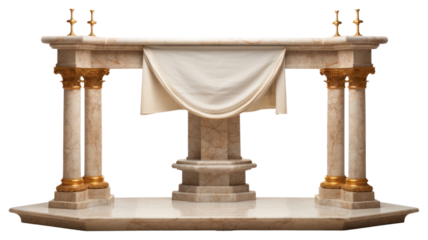 PNG Altar architecture white background spirituality