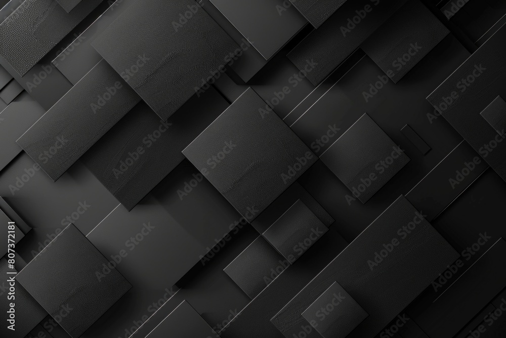 Poster a collection of squares in black and white tones. suitable for graphic design projects