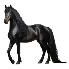 PNG Black arabian horse stallion animal mammal