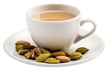 PNG Cardamom tea cup food seed
