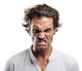 PNG Male angry face portrait shouting adult.