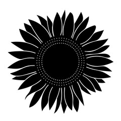 Half Sunflower, Flower , Monogram, Sunflower silhouette, Floral, Sunflower SVG, Sunflower t shirts and svg design, sunflower motivational quotes.