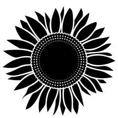 Half Sunflower, Flower , Monogram, Sunflower silhouette, Floral, Sunflower SVG, Sunflower t shirts and svg design, sunflower motivational quotes.