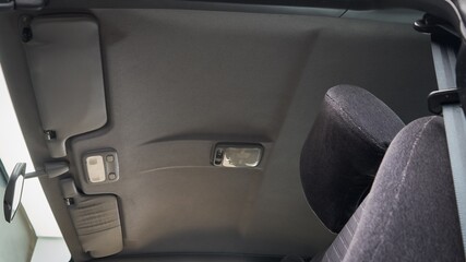 Headliner inside a car