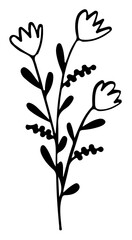 Flower Bouquet Svg, Flower svg, Bouquet svg, wildflowers svg, wildflowers, wedding svg, minimalist bouquet svg, cut files for Cricut, Silhouette