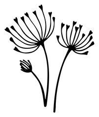 Flower Bouquet Svg, Flower svg, Bouquet svg, wildflowers svg, wildflowers, wedding svg, minimalist bouquet svg, cut files for Cricut, Silhouette