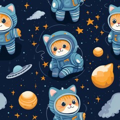 Sequential Space Pattern Background