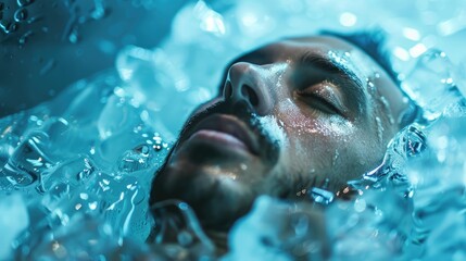 Escape the stresses of modern life and dive into the healing power of cryotherapy promoting deep relaxation and rejuvenation