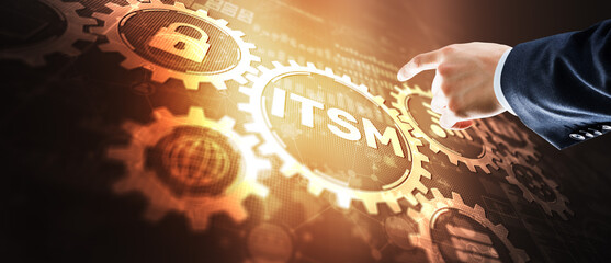 ITSM. IT Service Management. Concept for information technology service management