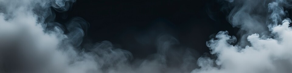 The delicate interplay of smoke creates a soft, flowing texture, ideal for use as an overlay in creative projects.