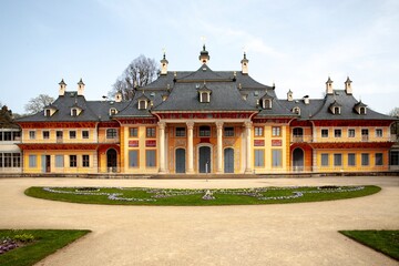 Schloss Pillnitz, Park Pillnitz, Dresden, Sachsen, Garten, Park