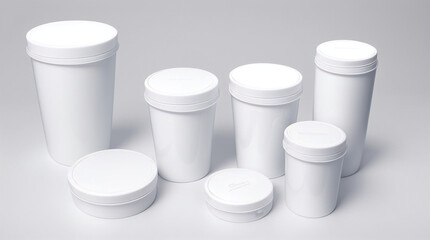 bottle and glass, container, mockup 