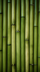 Obraz premium Green bamboo wall background