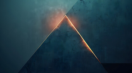 it looks like a pyramid with a light coming out of it - Powered by Adobe