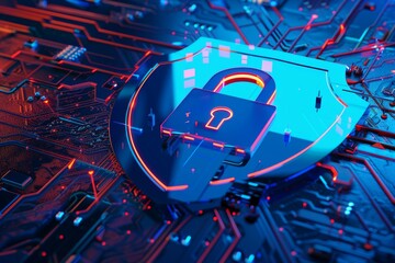 Cybercrime prevention through robust network security protocols and secure cloud infrastructure.