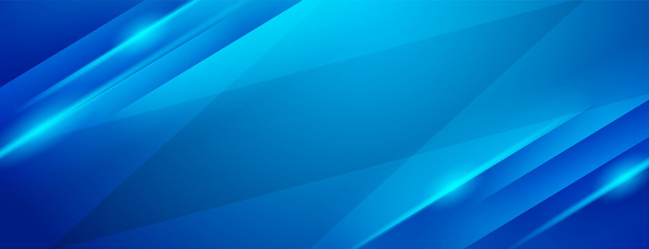 blue abstract background with a lot of lines and lights for website, technology business presentation, banner. social media graphic design, etc.