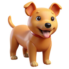 Obraz premium 3d cartoon cute puppy