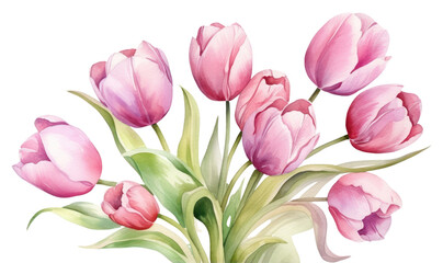 Fototapeta premium PNG Flower tulip blossom plant.