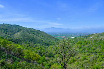 Obraz premium The Italian landscape of the province of Caserta.