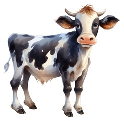 Fototapeta premium PNG Cow livestock cartoon mammal.