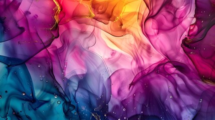 Alcohol ink art abstract background