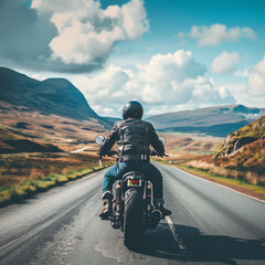 Thrills of Motorbiking on Open Highways: A High-Speed Journey