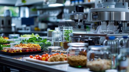 food quality analysis, in a food quality lab, equipment and tech are used for analyzing nutrients, contaminants, and food quality