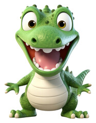 Fototapeta premium PNG Dinosaur reptile cartoon animal.