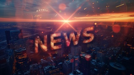 Dawn News concept art poster.