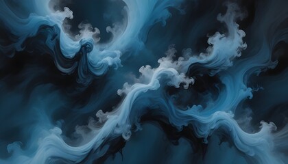 Clear Plain Shiny Warm Soft Vintage Bokeh Cloudy Wave Like Geometric Blue Background or Texture