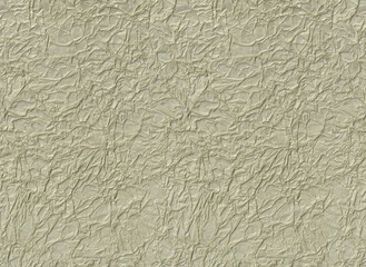 Seamless light green battered and chewed up decorative vintage paper texture as background. Modern digital pressed crumpled paper surface pattern.