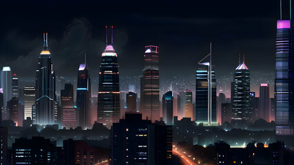 A futuristic cityscape with self-driving electric vehicles ,8k image highly details 