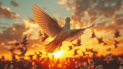 Fototapeta premium Living Together in Peace: A Worldwide Celebration