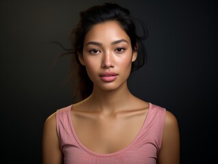 Fototapeta premium beautiful woman with natural makeup