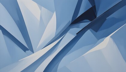 Clear Plain Shiny Warm Soft Vintage Bokeh Cloudy Wave Like Geometric Blue Background or Texture