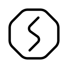 Lightning Icon Vector Symbol Design Illustration