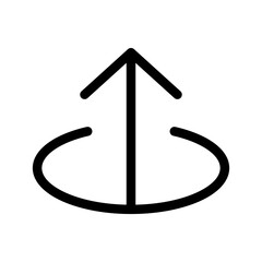 Up Arrow Icon Vector Symbol Design Illustration